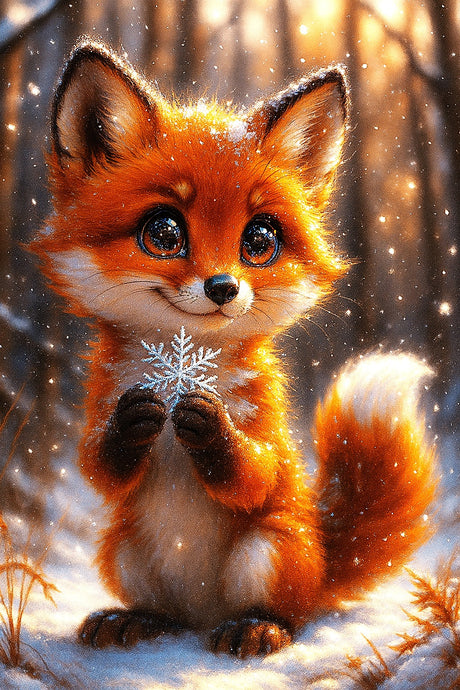 PRÉ-COMMANDE / Peinture diamant 5D - Haute Gamme - Renard - Univers RcLoisirs