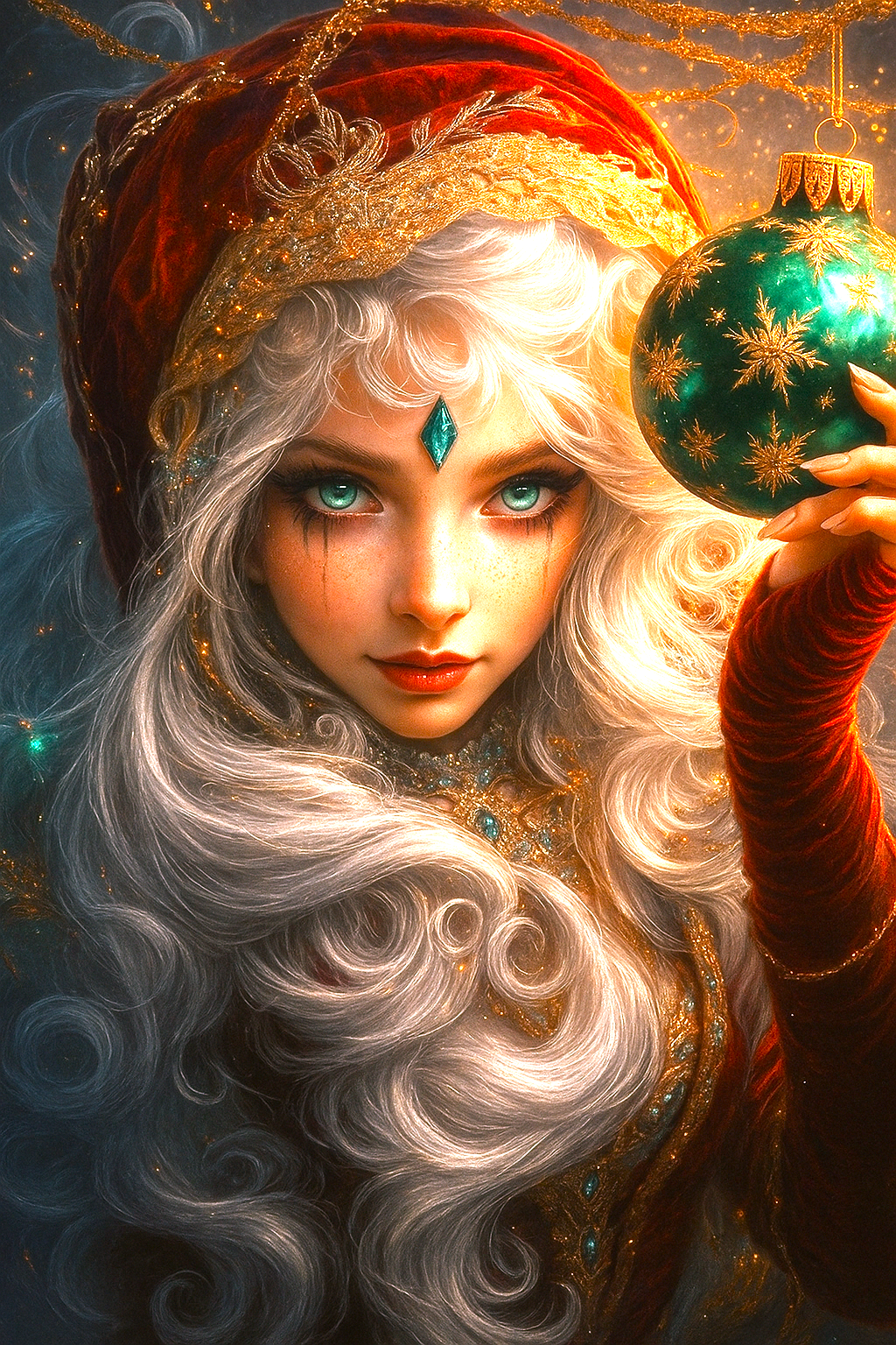 PRÉ-COMMANDE / Peinture diamant 5D Haute Gamme – Lutin Noël - Collection Noël d'antan - Univers RcLoisirs