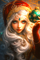 PRÉ-COMMANDE / Peinture diamant 5D Haute Gamme – Lutin Noël - Collection Noël d'antan - Univers RcLoisirs