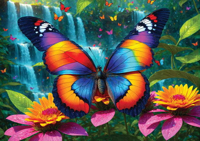Papillon dans la forêt – Casse-tête – 1000 pièces - Univers RcLoisirs