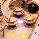 Pin Ball 3D - Flipper mécanique – ROKR EG01 – Modèle en bois 3D – Univers RcLoisirs