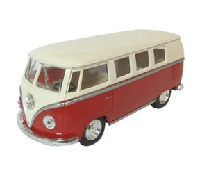 Volkswagen Bus 1962 – Diecast 1:32 – Toit ivoire – Kinsmart - Univers RcLoisirs