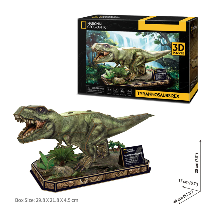 Puzzle 3D Tyrannosaure Rex – National Geographic – Univers RcLoisirs