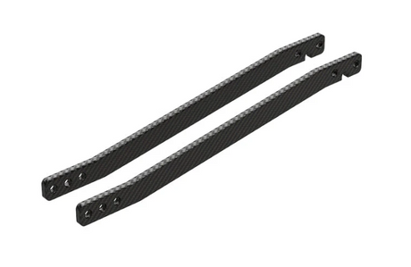 R11035 upper deck carbone pour RZ001 et XTS Rally renfort chassis RC (2 pieces) - Univers RcLoisirs