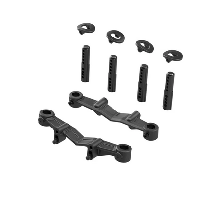 R11070 supports carrosserie pour RZ001 fixation coque RC remplacement origine - Univers RcLoisirs