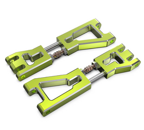 R11130 ensemble de bras de suspension supérieurs avant en aluminium avec biellettes S2 pour Rlaarlo RZ001. Conçu pour améliorer la rigidité, la précision et la durabilité de la suspension avant.