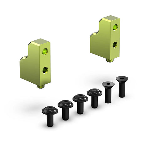 Support fixation servo Rlaarlo R11136, aluminium vert, remplacement direct, x2. RZ001, XTS-F10. Aucune modification requise. Univers RcLoisirs.