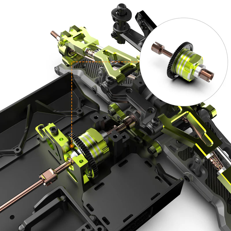 R11139 Rlaarlo CNC Aluminium Center Differential 65T M0.53