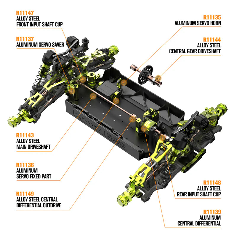 Numéro de pièce de rechange : R11143
Nom de l'article : arbre de transmission principal
Matériau : acier allié S2
Quantité : 1 pièce
S'applique aux RZ001 et XTS-F10