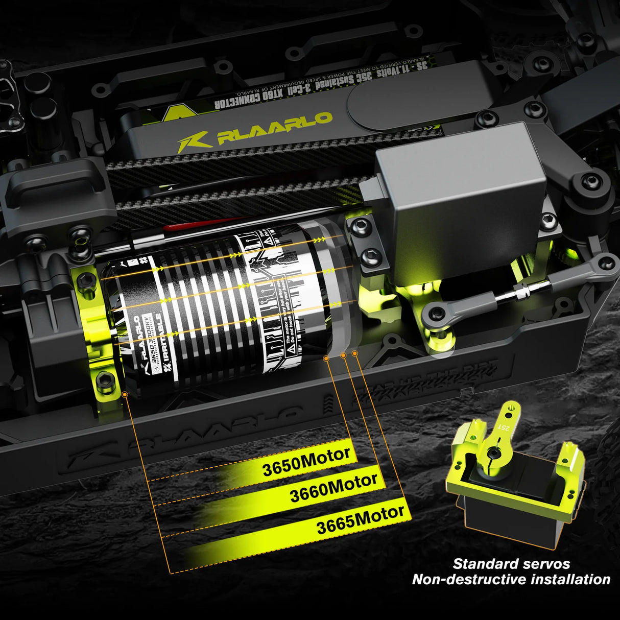 R11162 - Rlaarlo - Aluminum Servo Conversion Block