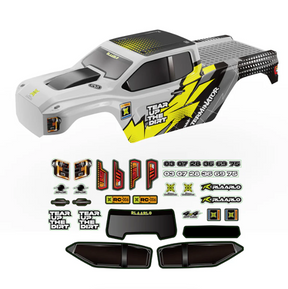 R11163 Carrosserie En Polycarbonate Jaune Et Argent Pour RZ001
