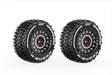 R16112 Roues et pneus arrière assemblés X12S buggy bleu (lot de 2) - Univers RcLoisirs
