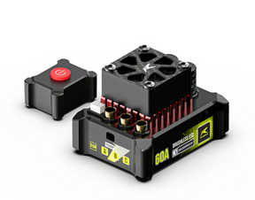 RE034 contrôleur électronique brushless étanche 60A officiel Rlaarlo. Équipé d'une protection contre les surtensions et d'une coupure LiPo à deux niveaux pour une meilleure protection des batteries.