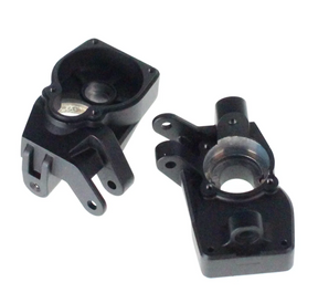 RER43611 paire de fusees de portique avant lestees Redcat Racing en metal, concues pour ajouter du poids sur l'essieu avant des modeles compatibles.