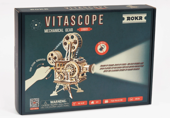 ROKR LK601 – Vitascope mécanique – Modèle en bois 3D – Univers RcLoisirs