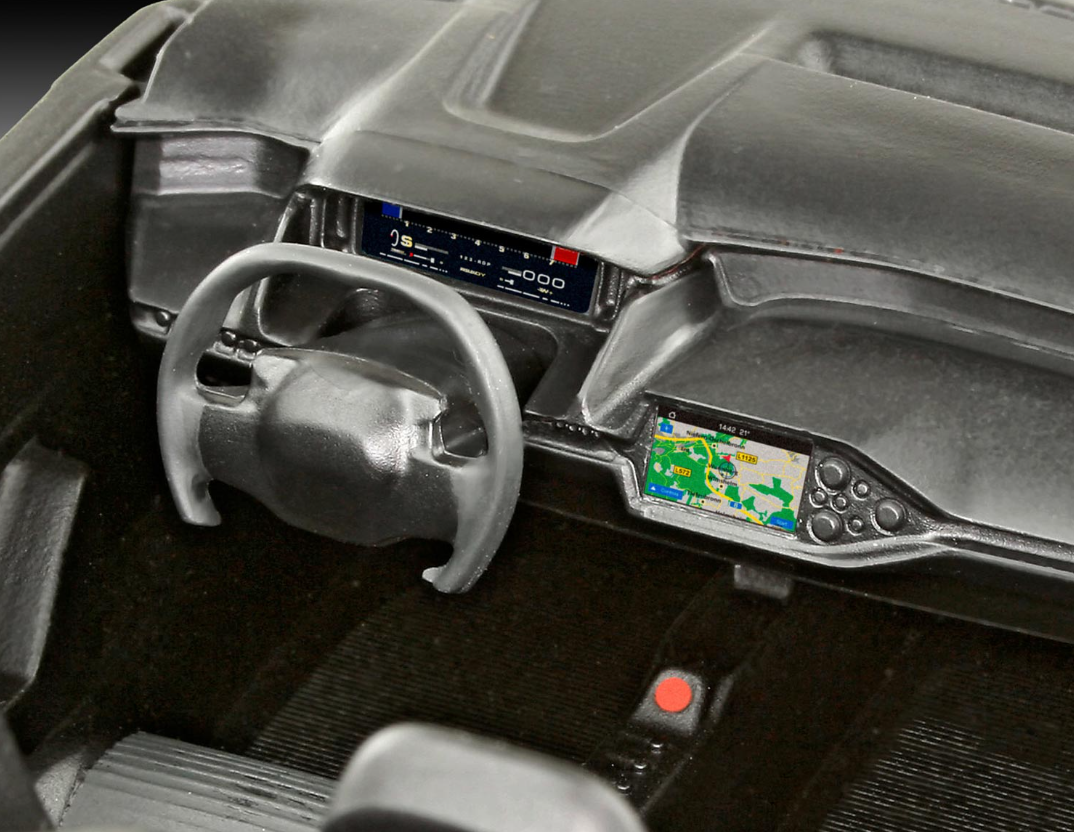 Revell 851235 / 85-1235 – Ford GT 2017 – maquette 1/24 Easy-Click, pièces pré-colorées, intérieur détaillé, roues rotatives