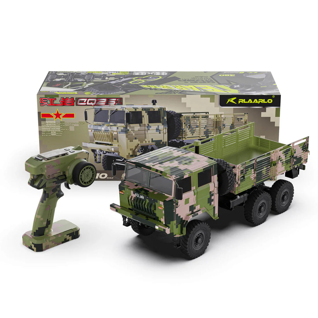 Rlaarlo HongYan HY6 – Camion Militaire RC 1/10 6x6 – RTR | Univers RcLoisirs