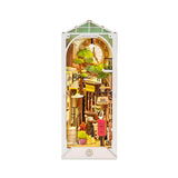 Rolife Sunshine Town (TGB02) – Book Nook miniature à assembler. Taille montée env. 18,5×10×24,2 cm, kit créatif décoratif avec éclairage.