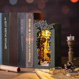 Rolife TGB03 Magic House – Book Nook à assembler : 216 pièces, env. 18×11×24 cm une fois monté. Kit déco bibliothèque avec éclairage, idéal cadeau créatif.