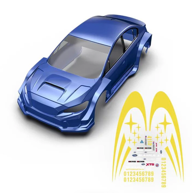 S10-036 Carrosserie En Polycarbonate 1,2 mm Pour XTS-S10 Rally