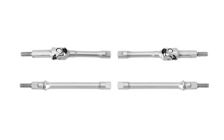 SCX30-13FR Arbres CVD acier inoxydable avant et arrière SCX30 (lot complet) - Univers RcLoisirs