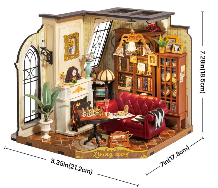 Salon de Catherine – Rolife DG175 – Mini-maison à assembler – Univers RcLoisirs