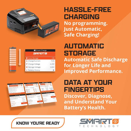 Spektrum Smart LiPo 2S 4000 mAh 50C avec connecteur IC3