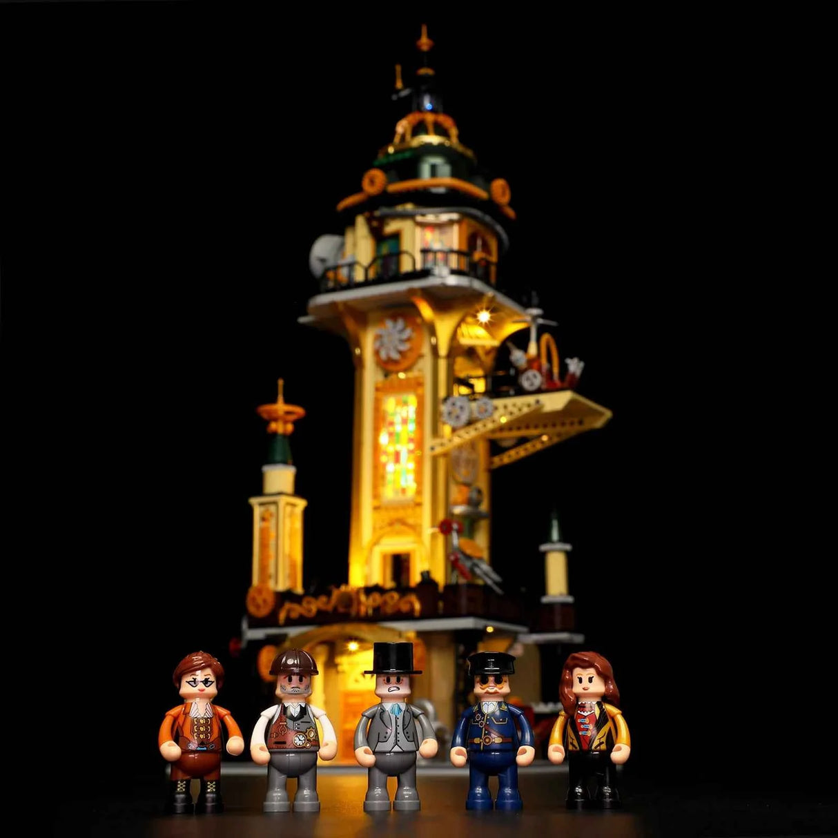 F9070 – Tour de guet Steampunk – Steampunk – 2744 pcs – Lumibricks