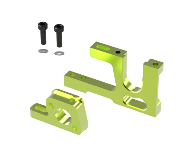 Support moteur reglable aluminium Rlaarlo pour châssis RC alignement transmission selon variante - Univers RcLoisirs