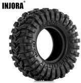 T7014 pneus King Trekker INJORA 35x14mm 0.7 avec composé S5 ultra souple offrant adhérence et traction améliorées pour SCX30 chez Univers RcLoisirs