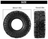 T7027 Pneus HAMROK 0.7 39x15mm SCX30 (lot de 4) - Univers RcLoisirs
