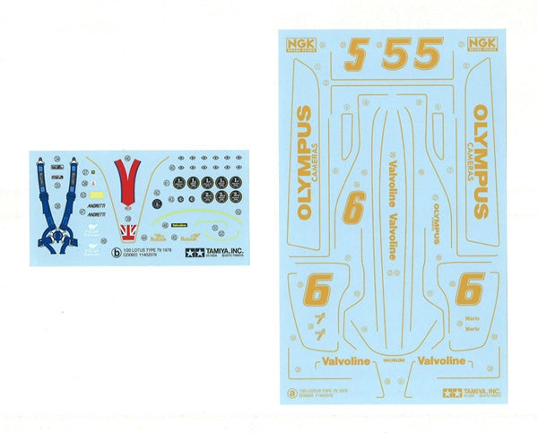 Maquette Tamiya Lotus Type 79 1978 échelle 1/20 – F1 Grand Prix, monoplace John Player Special à assembler en plastique injecté. Modèle détaillé avec livrée noire, effet de sol, cockpit fidèle, moteur reproduit, suspension réaliste, pneus en caoutchouc et décalcomanies incluses. Maquette de compétition inspirée de la voiture pilotée par Mario Andretti et conçue par Colin Chapman pour la collection Grand Prix Tamiya.