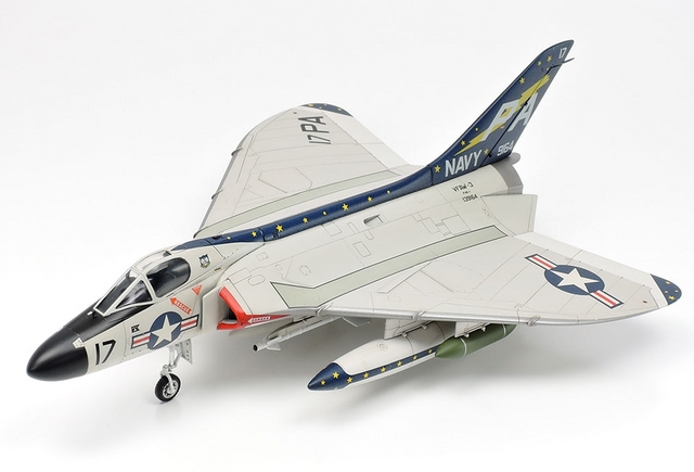 TAM60741 Douglas F4D-1 Skyray 1/72 Tamiya, avion intercepteur US Navy avec aile delta, cockpit détaillé et armement Sidewinder.