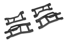 TRA10725-BLK – Bras de suspension avant (haut & bas) WideMaxx HD (Front Upper & Lower HD Suspension Arms) – Univers RcLoisirs