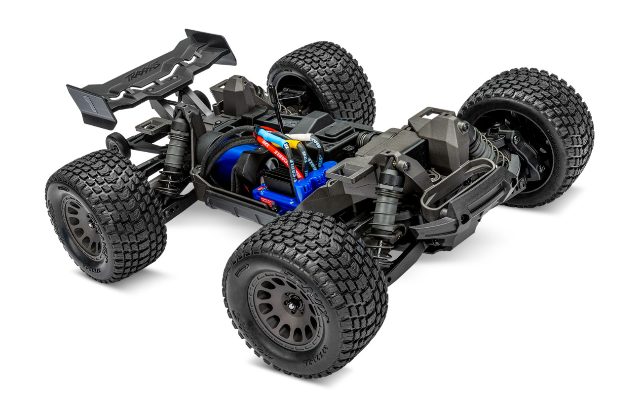 Traxxas Mini XRT VXL-3S réf. 108076-1 – Monster Truck 1/16 RTR 4WD brushless – Univers RcLoisirs. Véhicule radiocommandé tout-terrain robuste avec châssis renforcé, suspension à huile, pneus tout-terrain, design agressif et prêt-à-rouler (RTR). Hobby RC puissant et rapide pour passionnés de sport mécanique, franchissement, course et pilotage RC.