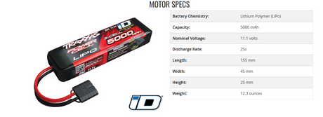 TRA2985-3S – Pack complet batterie/chargeur 3S (3S LiPo Completer Pack) – Univers RcLoisirs