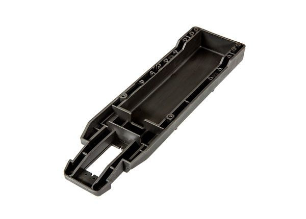 TRA3622X châssis principal noir Traxxas pour Stampede 2WD et BIGFOOT. Compartiment batterie de 164 mm compatible avec batteries plates et hump.