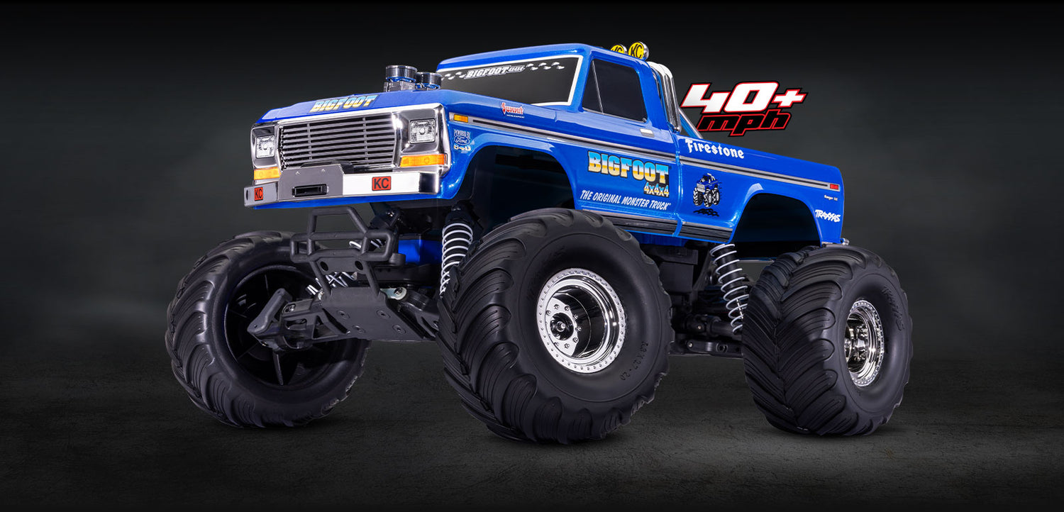 TRA36334-4 – BIGFOOT® No.1 – Monster Truck 1/10 2WD BL-2s RTR – Traxxas | Univers RcLoisirs