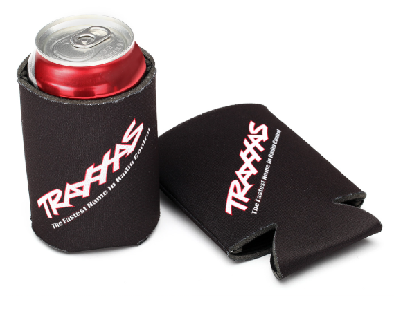 TRA6180-TRA6181 – Koozie noir avec logo Traxxas – Univers RcLoisirs