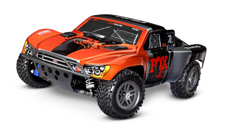 Traxxas Slash 4X4 BL-2s short course truck 1/10 électrique, édition RC waterproof, puissant et rapide, prêt-à-rouler RTR avec châssis Extreme Heavy Duty, suspension robuste, pneus tout-terrain pour piste ou terrain accidenté, moteur brushless LiPo, maniabilité et performance pour loisirs, modélisme et course RC, design stable et adhérent, camion RC radiocommandé idéal pour passionnés.