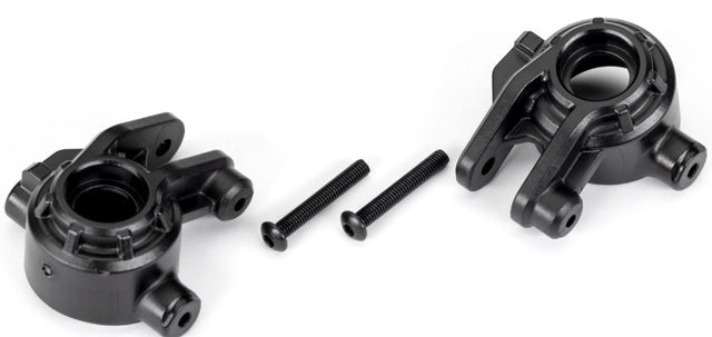 TRA9037 – Blocs de direction Extreme Heavy Duty noirs (L&R) – Univers RcLoisirs