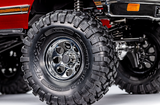 Traxxas TRX-4 Chevrolet K5 Blazer 1972 High Trail 1/10 4WD RTR avec carrosserie clipless, châssis échelle acier, Long Arm Lift, essieux portiques, transmission 2 vitesses et différentiels verrouillables. Véhicule radiocommandé XL-5 HV, moteur Titan 550 21T, suspension GTS pour performance tout-terrain et crawl technique. Idéal pour le modélisme RC, le franchissement, l’exploration extérieure, la conduite hors route et les rassemblements de passionnés RC scale. Convient aux passionnés de plein air, aux clubs