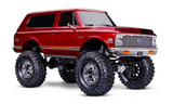 Traxxas TRX-4 Chevrolet K5 Blazer 1972 High Trail 1/10 4WD RTR avec carrosserie clipless, châssis échelle acier, Long Arm Lift, essieux portiques, transmission 2 vitesses et différentiels verrouillables. Véhicule radiocommandé XL-5 HV, moteur Titan 550 21T, suspension GTS pour performance tout-terrain et crawl technique. Idéal pour le modélisme RC, le franchissement, l’exploration extérieure, la conduite hors route et les rassemblements de passionnés RC scale. Convient aux passionnés de plein air, aux clubs