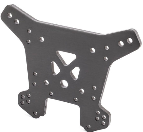 TRA9538A – Tour d’amortisseur arrière 6061-T6 aluminium grise – Univers RcLoisirs