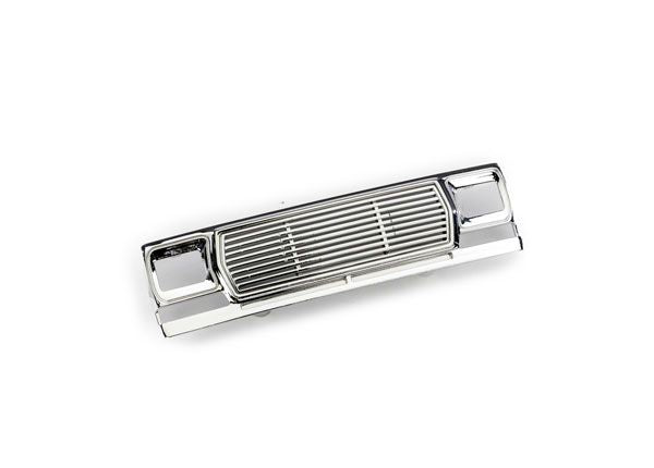 Grille-Traxxas-TRA9850-Bigfoot-No1-chrome-avec-tailgate-et-lentilles-LED-pour-TRX-4MT-look-scale-Univers-RcLoisirs