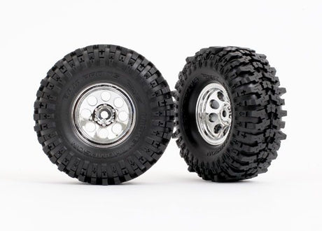 Roues-et-pneus-Traxxas-TRA9873-TRX-4M-1.0-chrome-avec-MT-Baja-Pro-XS-2.4x1.0-ameliore-traction-et-look-Univers-RcLoisirs