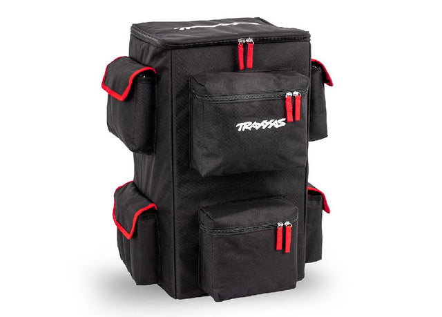 TRA9916 sac a dos Traxxas pour RC 1/10 avec compartiments multiples, transport pratique et protection optimale pour votre equipement.