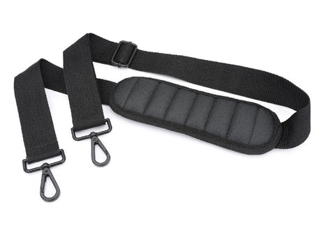 TRA9924 bandouliere Traxxas rembourree pour sac duffel 9917 offrant transport confortable et pratique pour equipement RC.