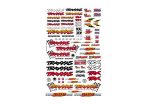 TRA9950 ensemble de decalques Team Traxxas pour personnaliser vos carrosseries RC avec style competition et finition professionelle.