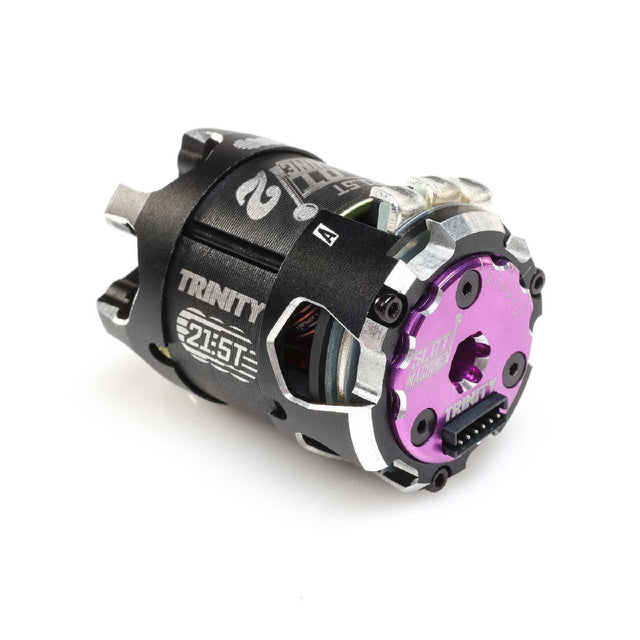 TRI-1060 moteur Trinity Slot Machine 2 21.5T Spec avec timing ajustable et performance constante pour RC compétition Stock.